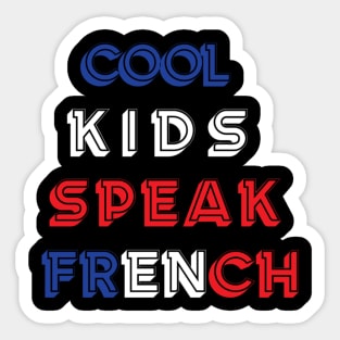 Cool kids speak French      (23) Sticker